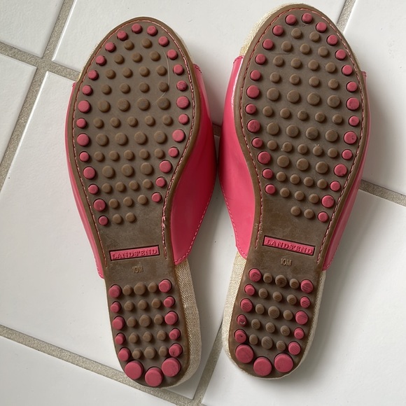 Vintage!  Lands end Pink penny loafer sandal size 10 - Picture 2 of 4